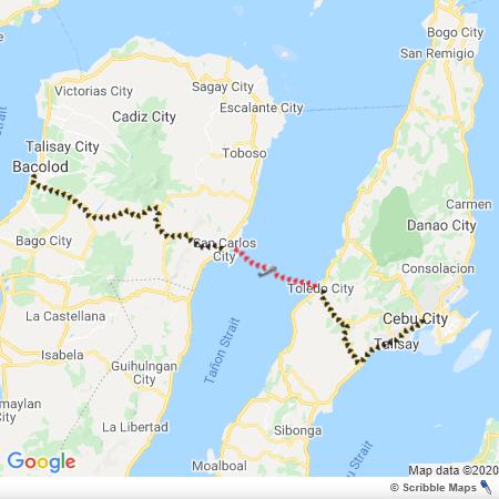Cebu to Bacolod by Bus and Ferry