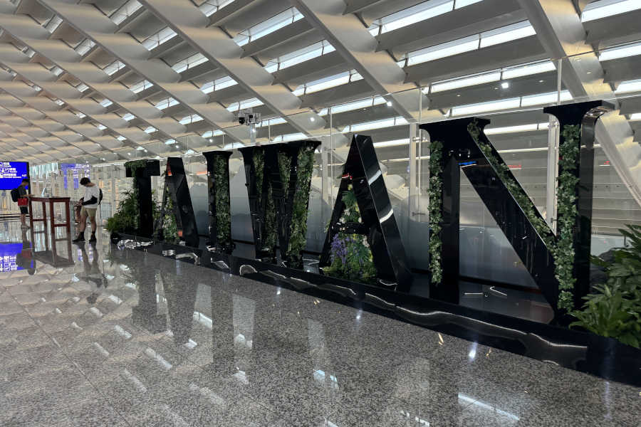 Taiwan At Taoyuan International Airport