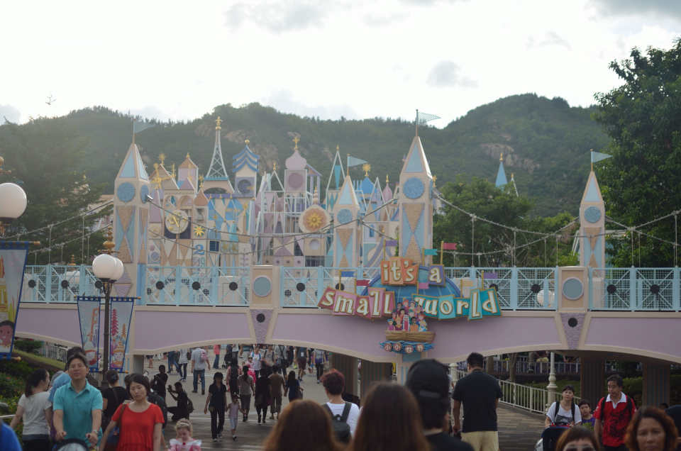 Hong Kong Disneyland Castle Its a Small World