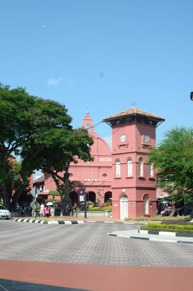Malacca Studhys Building in Red-Marron