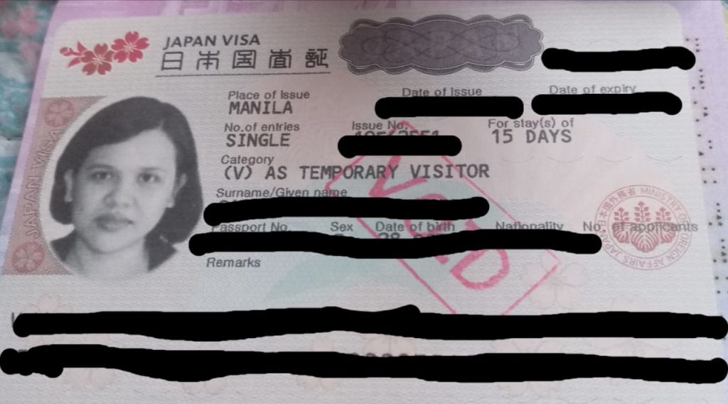 Japan Visa Applciation