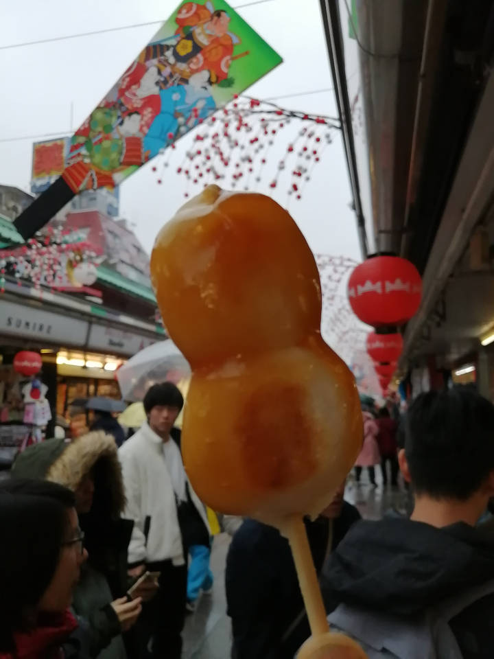 2 days in Tokyo tried to eat Dango Rice Balls