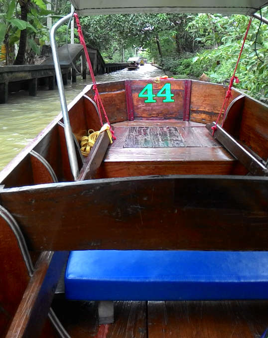 Boat Ride to Damnoen Saduak Floating Market Thailand
