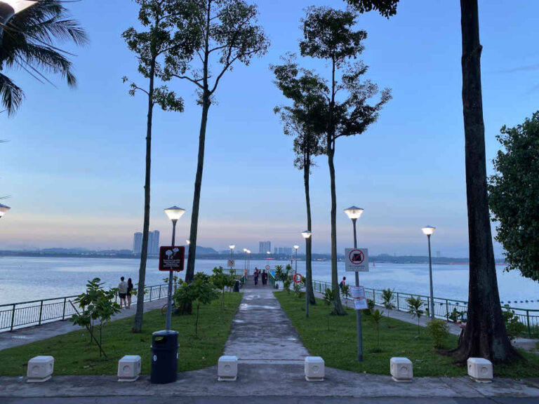 Sembawang Jetty View Of Johor Straits