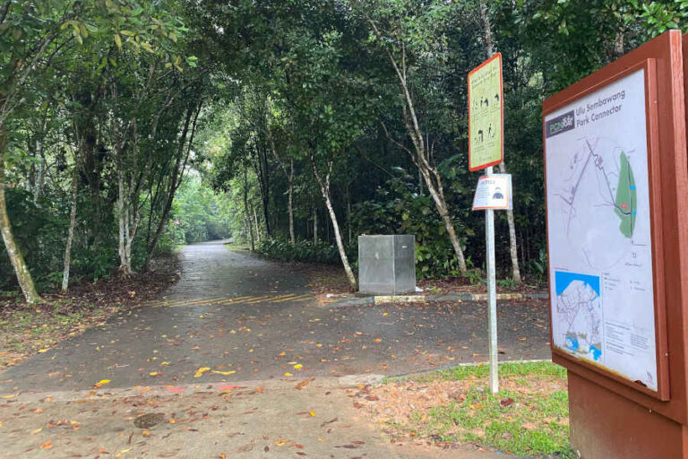 Entry from Mandai Road Park Connector