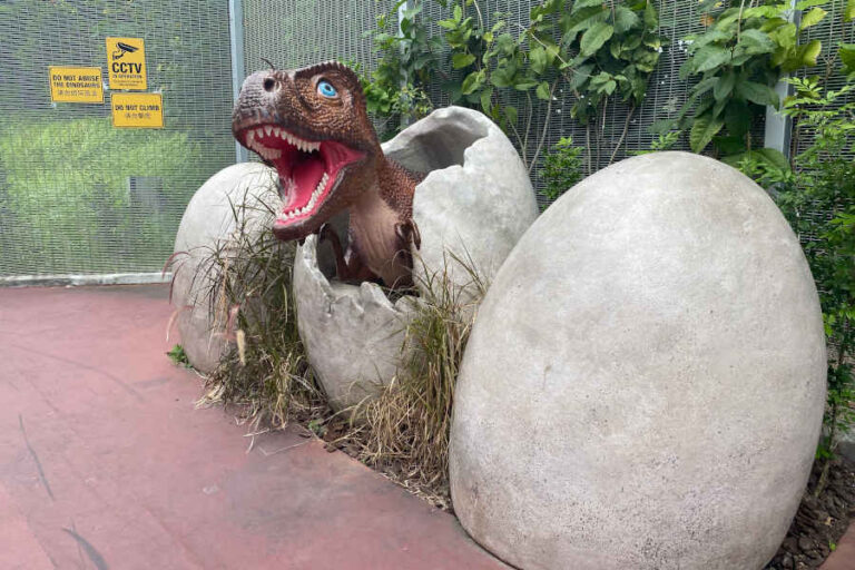 T Rex Eggs Jurassic Mile Singapore