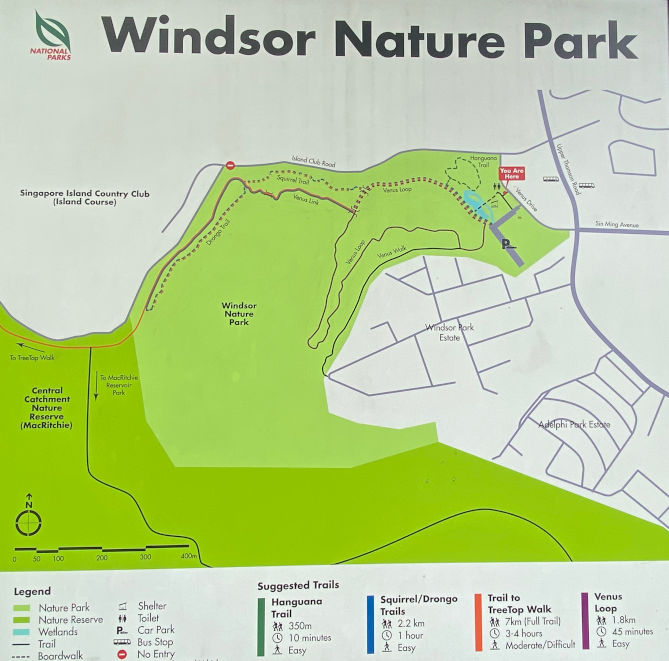 Windsor Nature Park Map