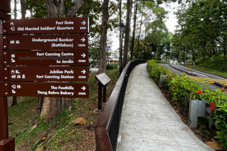 Park Directions At Fort Canning Park Guide