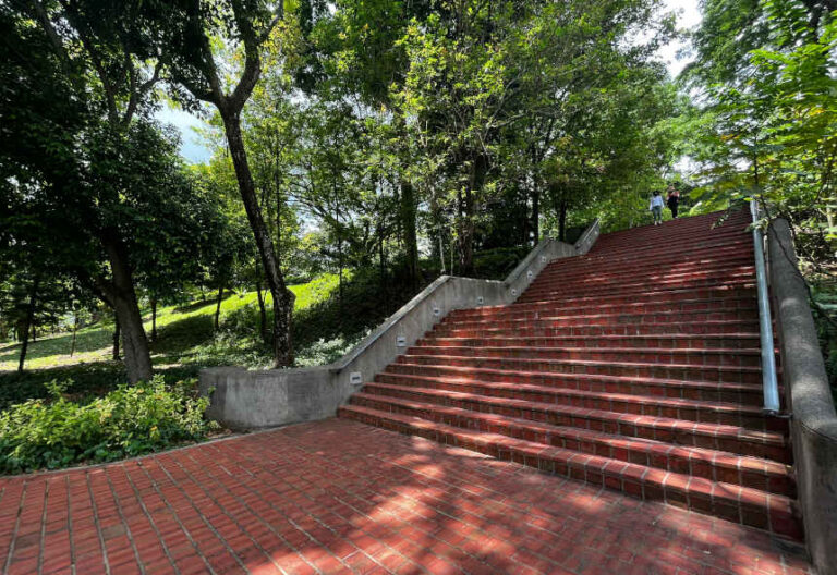Staircase At Fort Canning Park