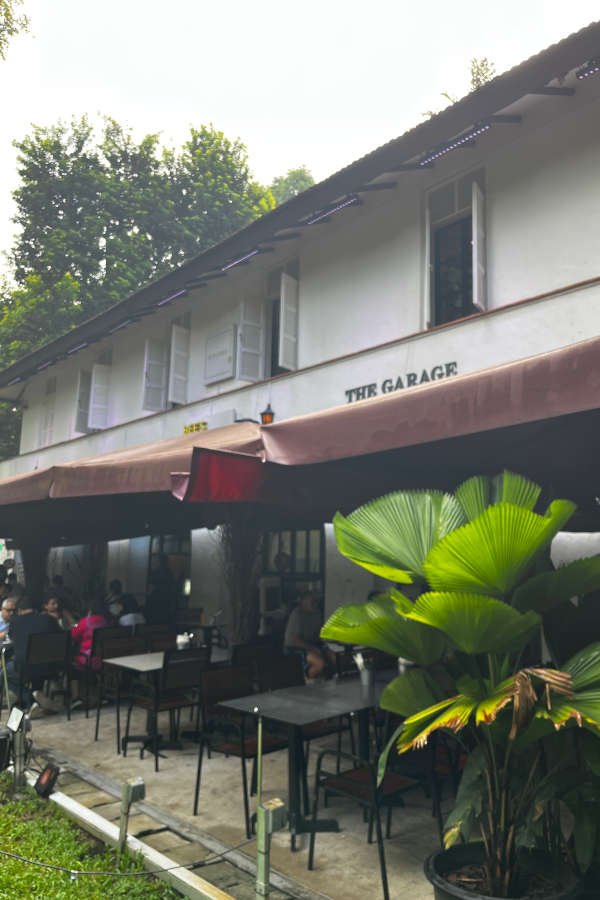 The Garage Restaurant Botanic Gardens Singapore