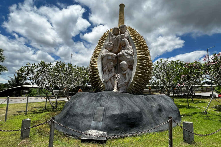 Durian Sculpture At Davao International Airport