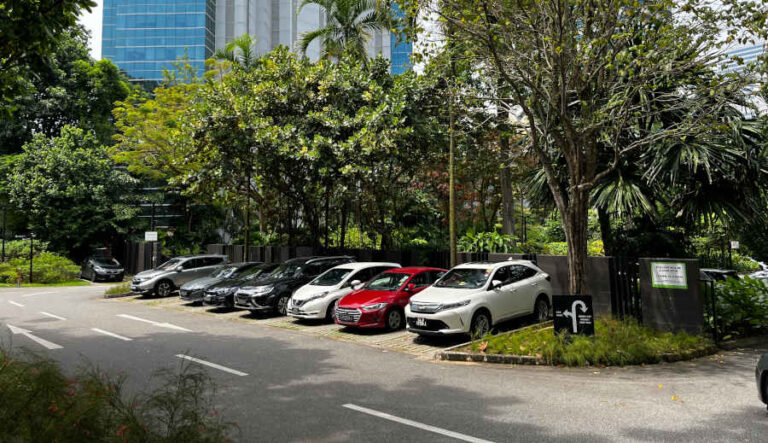 Car Park At Hort Park Singapore