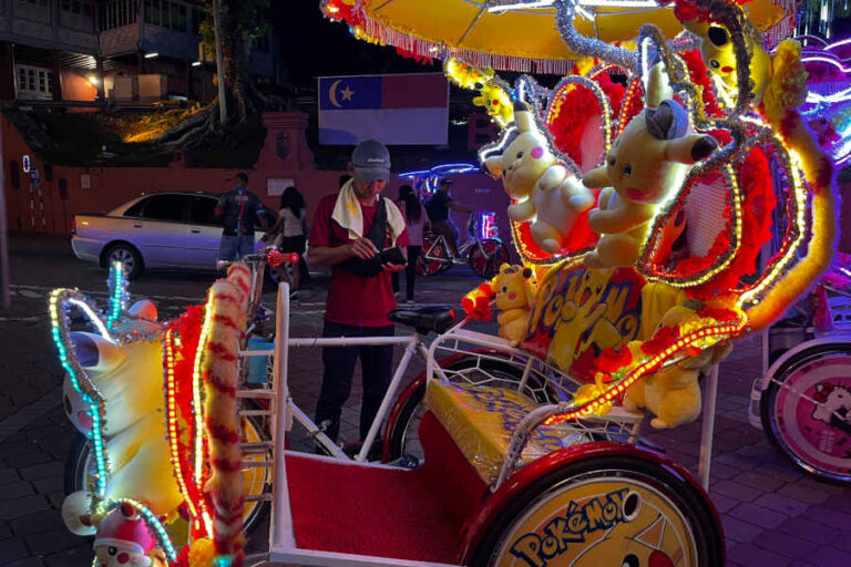 Trishaw At Jonker Street Malacca