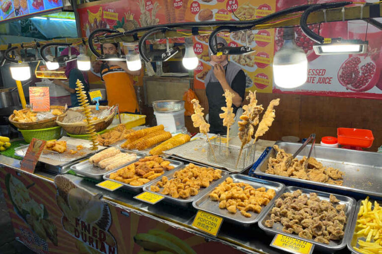 Fried Foods At Jalan Alor Street Food