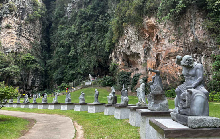 Statues Outside Cave of Kek Lok Tong