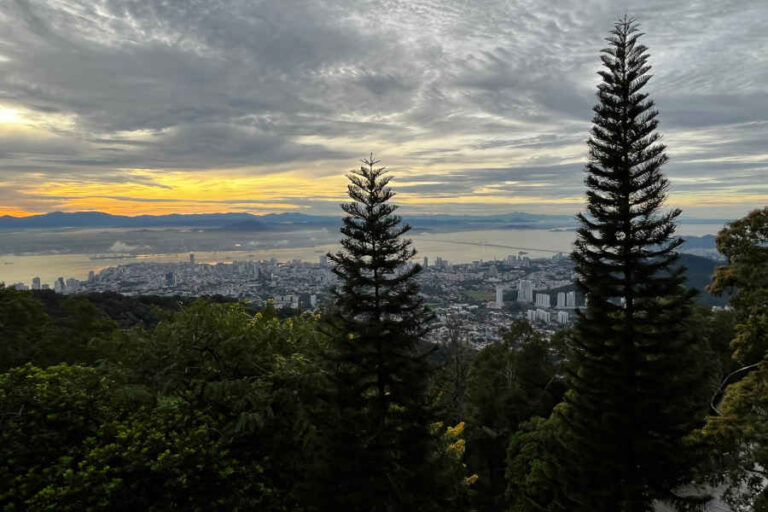 View From The Top of Penang Hill
