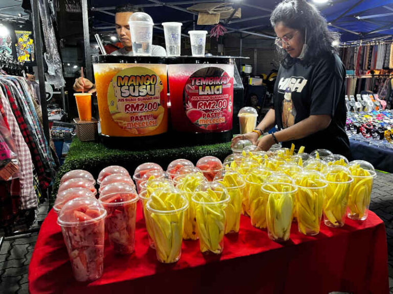 Fruits and Juices At JB Night Market