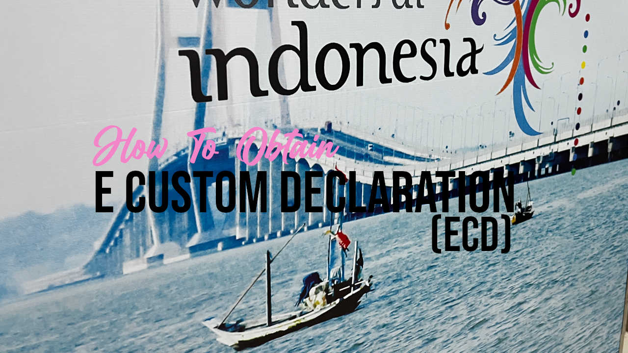 How to Obtain E-Custom Declaration in Indonesia