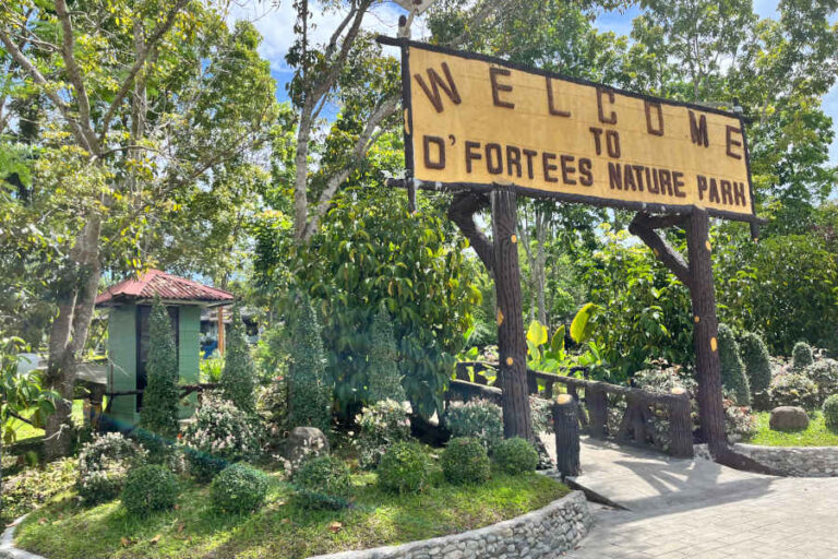 D Fortees Nature Park Welcome Sign