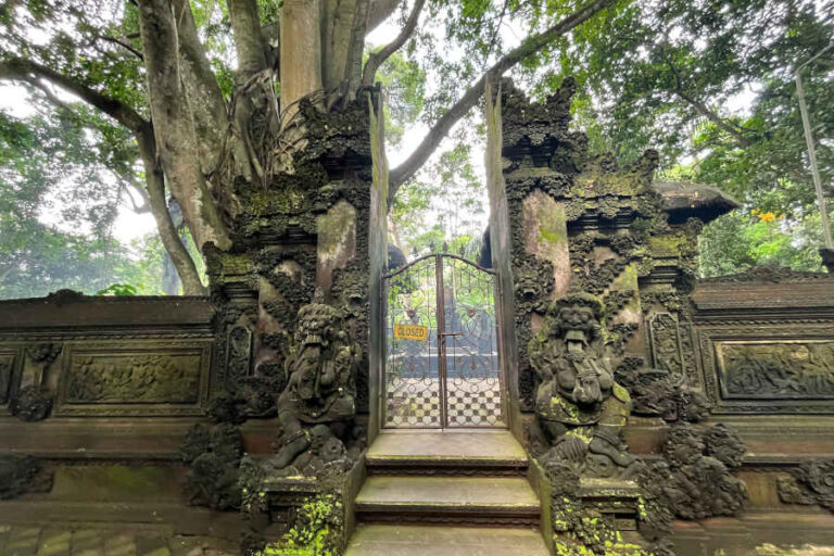 Cremation Temple Monkey Forest Bali Indonesia