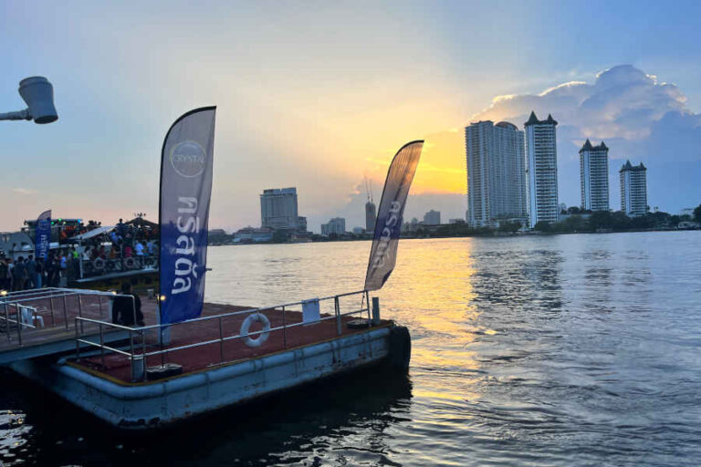 Sunset View Of Bangkok Asiatique The Riverfront