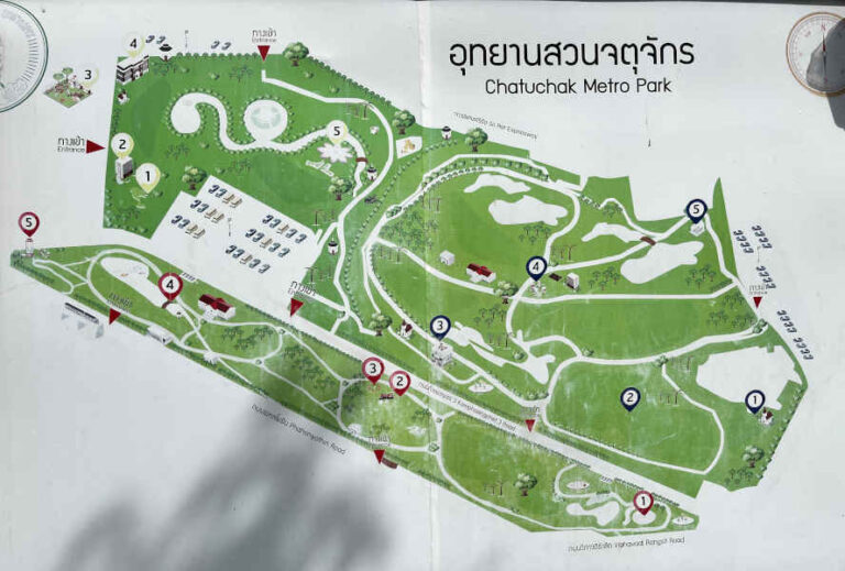 Chatuchak Park Map
