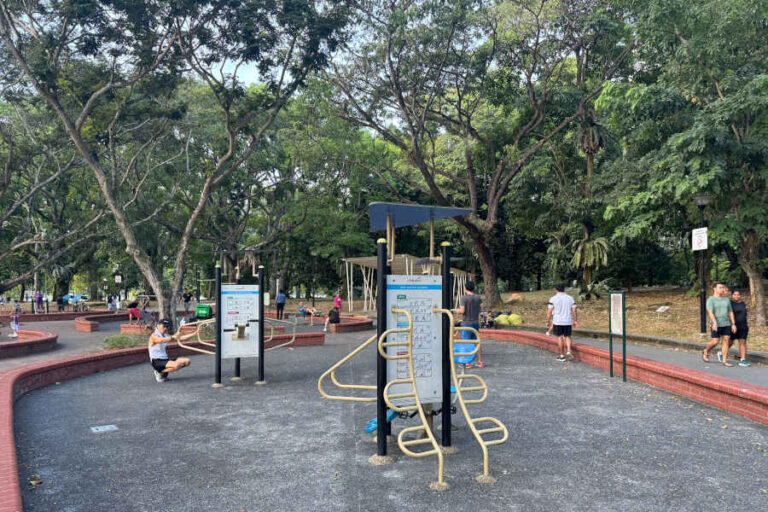 Fitness Corner Of Punggol Park Singapore