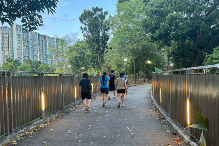 Walking At Punggol Park Singpaore