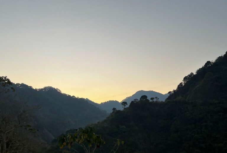 Mount Range At Mount Pulag