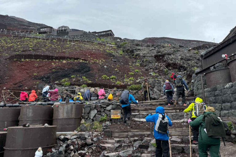 Hiking To The Taishikan Hut Mount Fuji