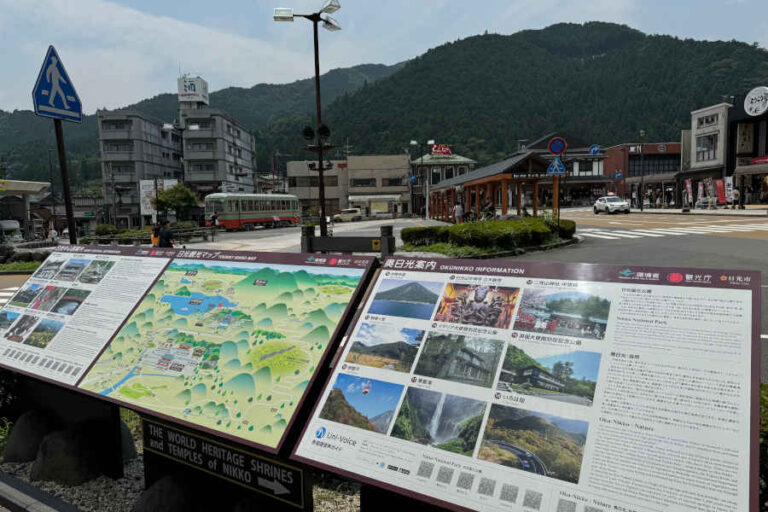 Tourist Map Information Nikko Japan