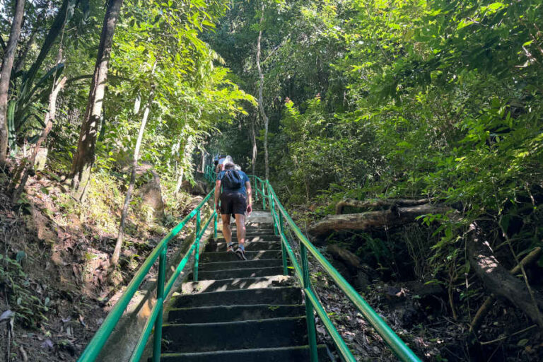 Staricase At Heritage Trail Penang Hill