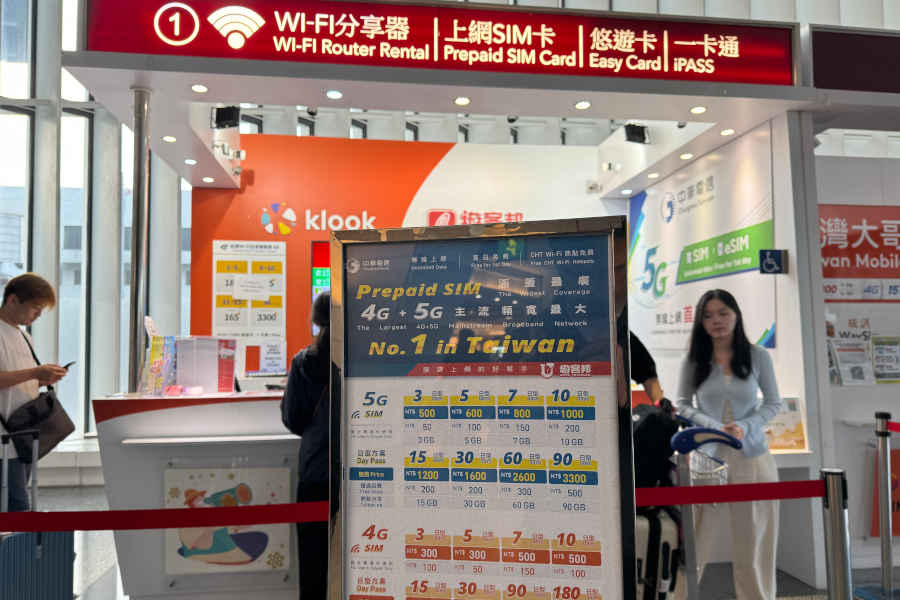 Taiwan Tourist Sim Card Klook Package