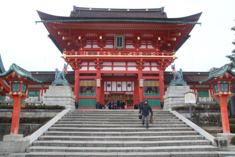 Entrance To Fushimi Inari Shrine in Kyoto