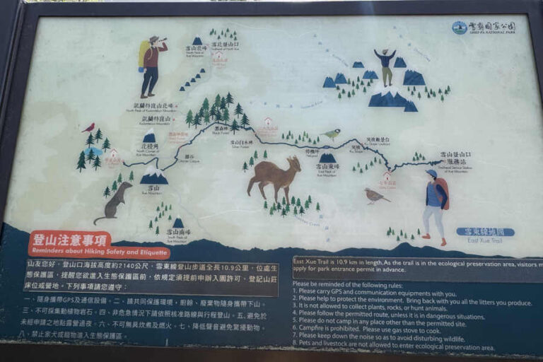 East Xue Trail Map Guide