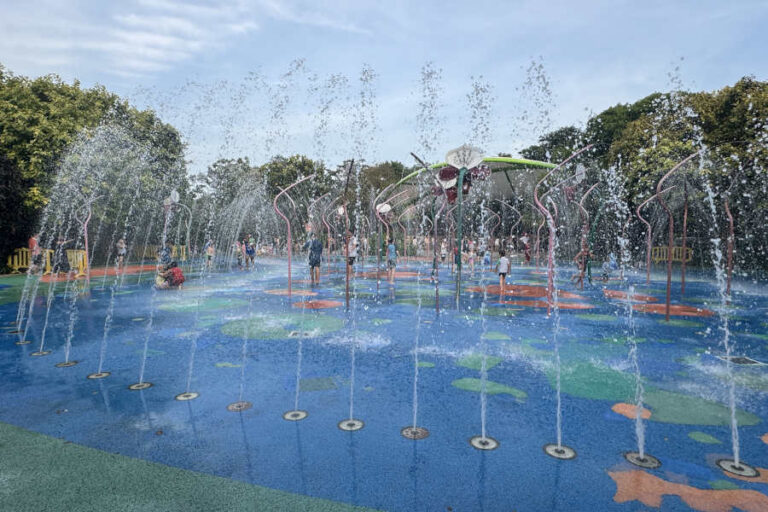 Water Play Area At Far East Organization Childrens Garden