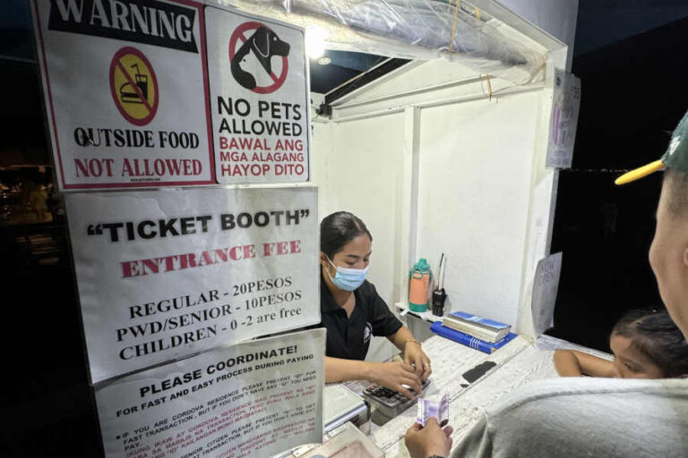 Entrance Ticket Booth 10000 Roses Cordova Cebu
