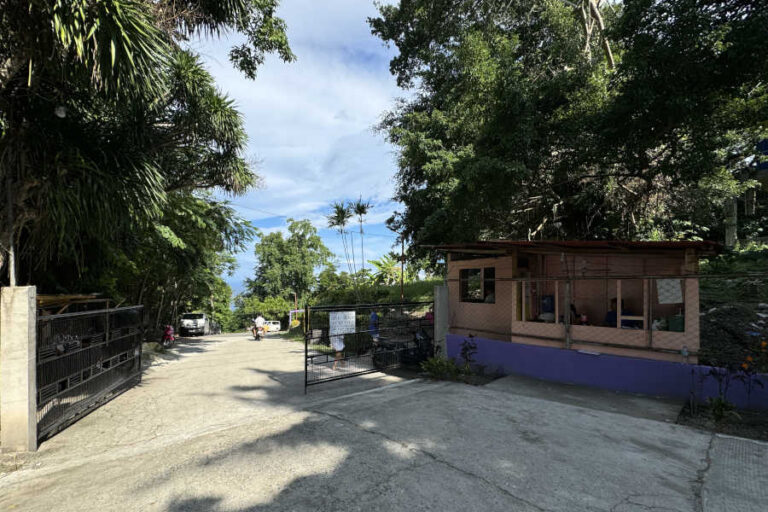 Main Entrance To Dalaguete Beach Park Cebu