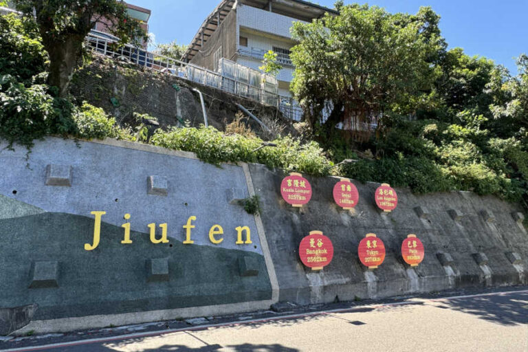 Jiufen Old Street Taiwan Sign