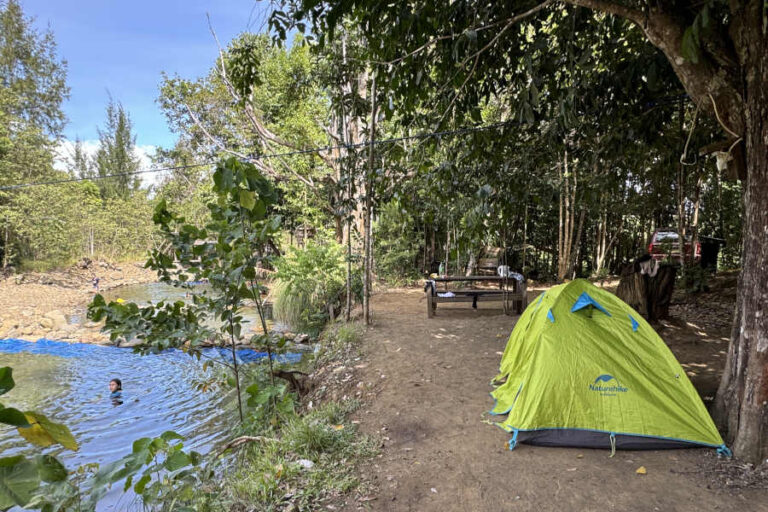 River Camping At Darrport Campsite Mati