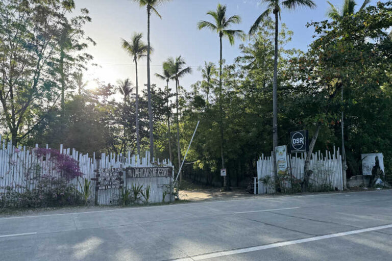 Entrance To Dahican Surf Resort Mati