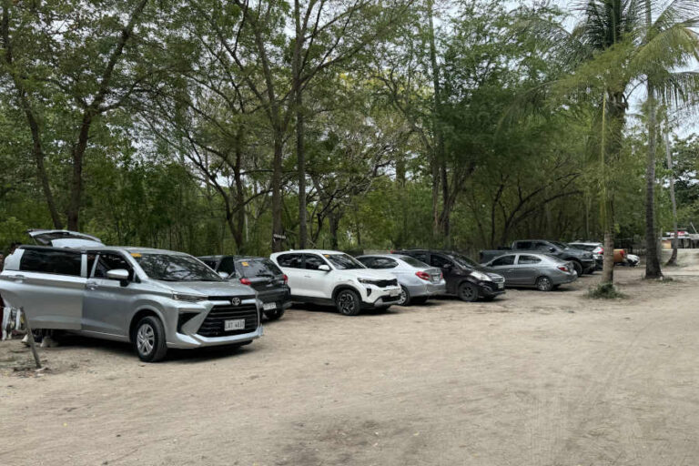 Parking Areas At Dahican Surf Resort