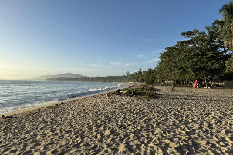 Morning Beach View At Dahican Beach Mati